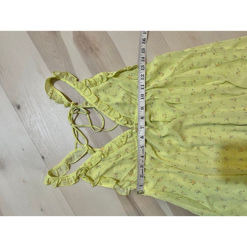 NEW Anthropologie Floral Mini Dress Dainty Soft Girl Fairy Ethereal Coquette Med - Picture 7 of 9